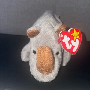 ORIGINAL BEANIE BABY | NAME: SPIKE THE RHINOCEROS